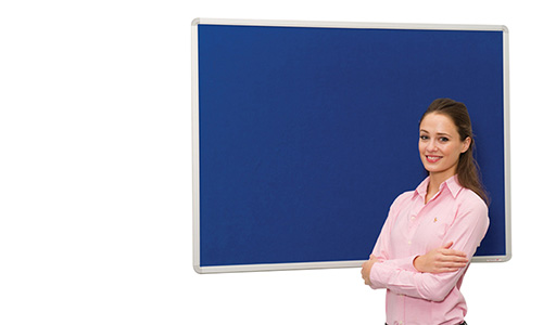 Notice boards with a stylish aluminium frame. Available in choice of sizes, colours and fire ratings.